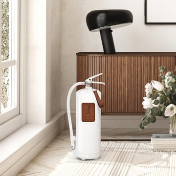 Solstickan brandblusser 6 kg - Wit-donkerbruin leer - Solstickan Design