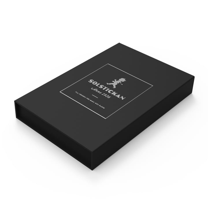 Solstickan branddeken 16x2,7x25 cm, Mat zwart Solstickan Design