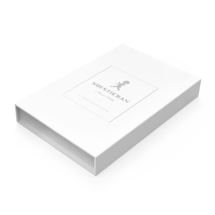 Solstickan branddeken 16x2,7x25 cm, Wit hoogglans Solstickan Design