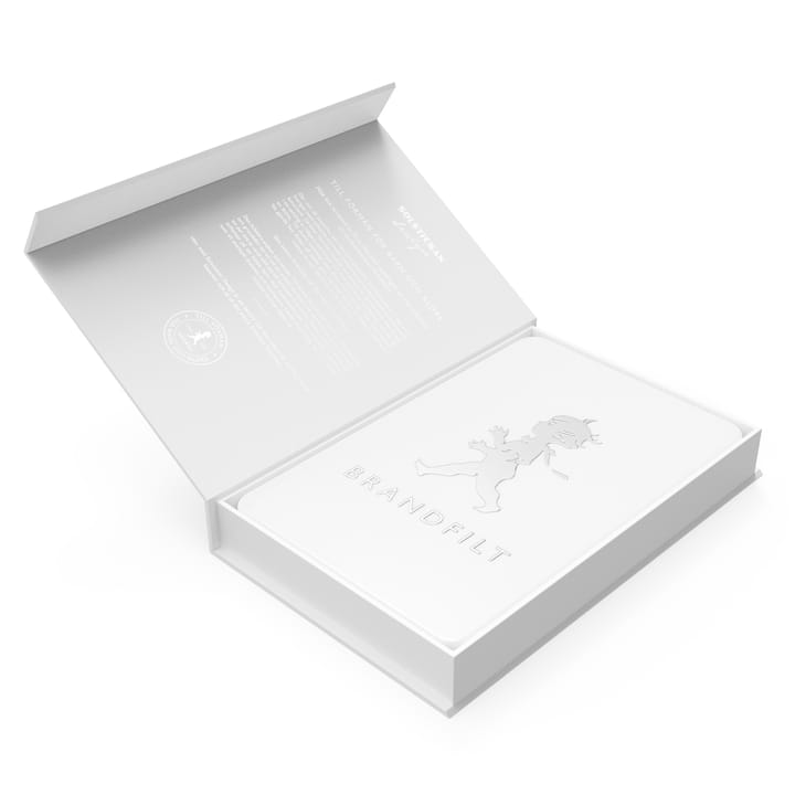 Solstickan branddeken 16x2,7x25 cm, Wit hoogglans Solstickan Design