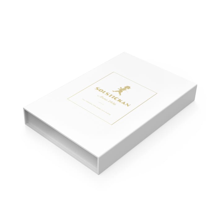 Solstickan branddeken 16x2,7x25 cm, Witgoud Solstickan Design