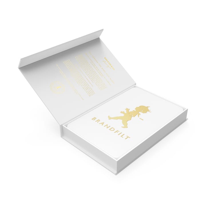 Solstickan branddeken 16x2,7x25 cm, Witgoud Solstickan Design
