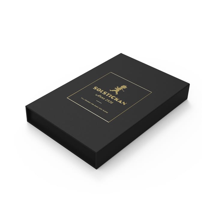 Solstickan branddeken 16x2,7x25 cm, Zwart-goud Solstickan Design