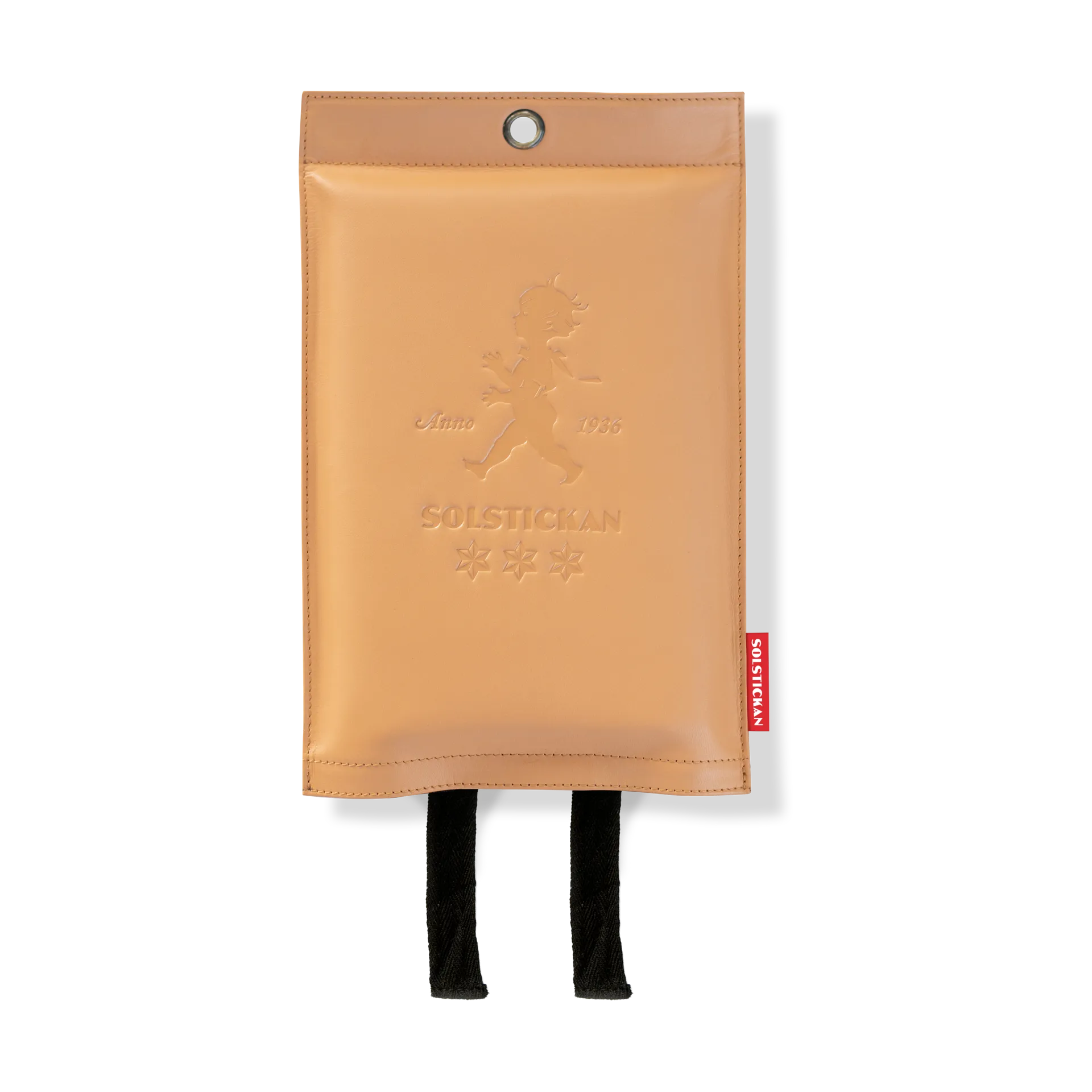 Solstickan branddeken leer 120x120 cm, Licht leer Solstickan Design