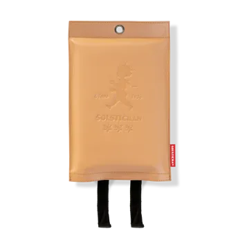 Solstickan branddeken leer 120x120 cm - Licht leer - Solstickan Design