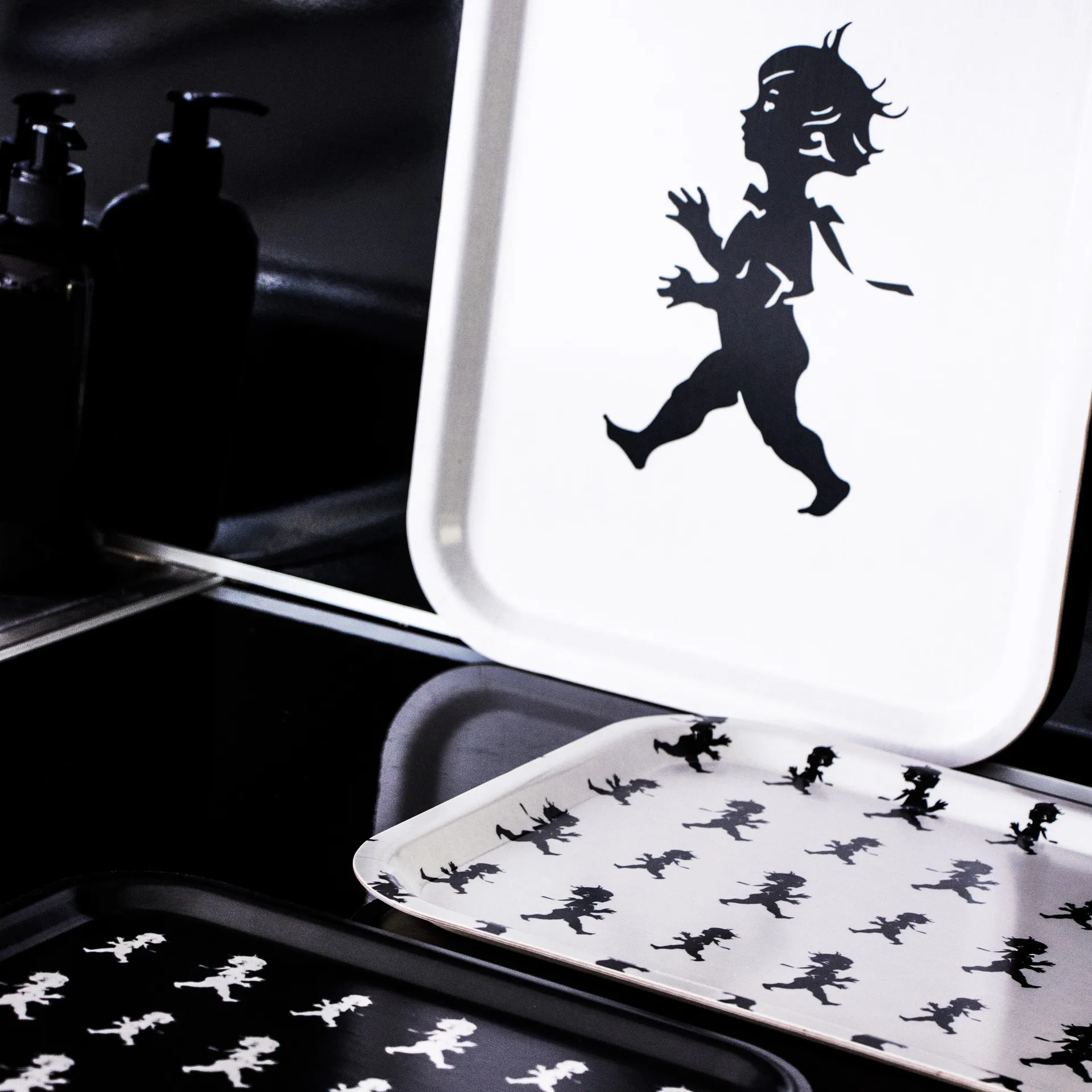 Solstickan dienblad 20x27 cm, Zwart Solstickan Design