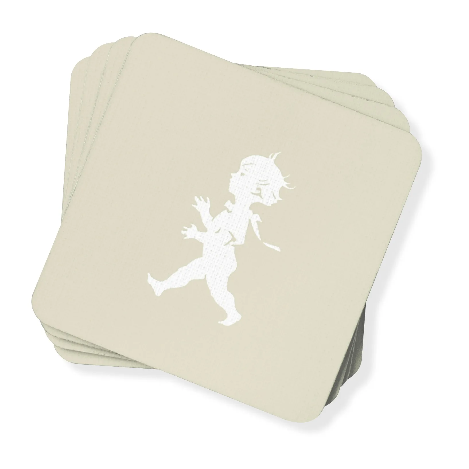 Solstickan glasonderzetter 10x10 cm 4-pack, Zand Solstickan Design