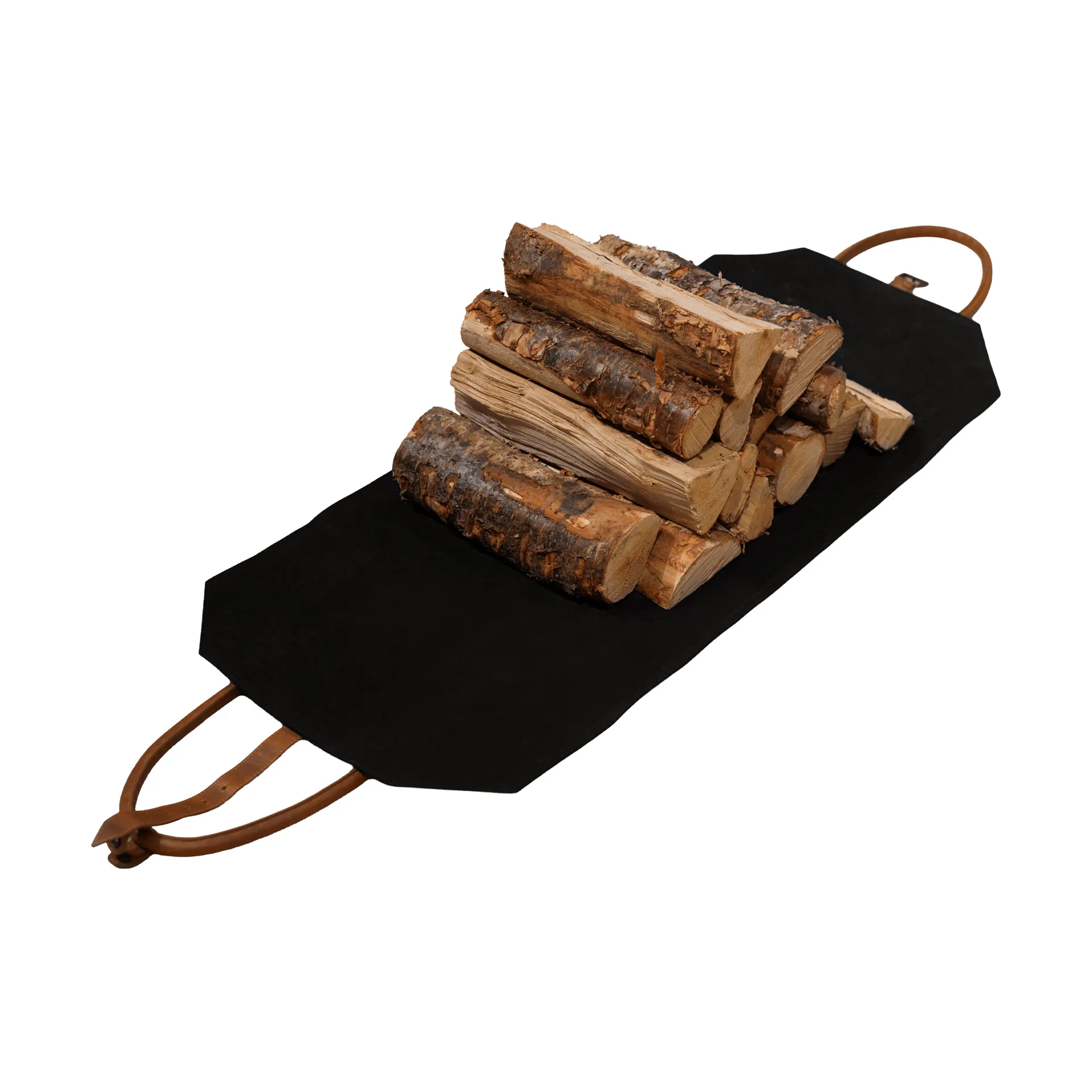 Solstickan haardhoutmand canvas, Zwart Solstickan Design