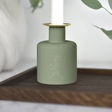 Solstickan keramische kandelaar - Groen - Solstickan Design