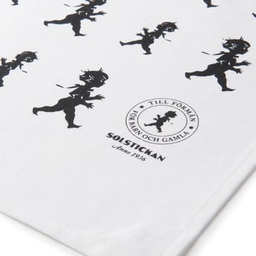 Solstickan keukenhanddoek 50x70 cm - Wit-zwart - Solstickan Design