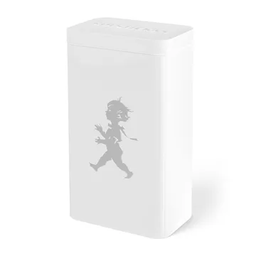 Solstickan koffieblik 20,5 cm - Hoogglanzend wit - Solstickan Design