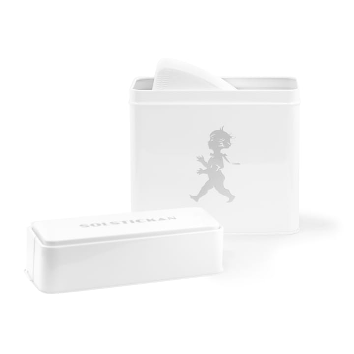 Solstickan koffiefilterblik 15,4x17 cm, Wit Solstickan Design