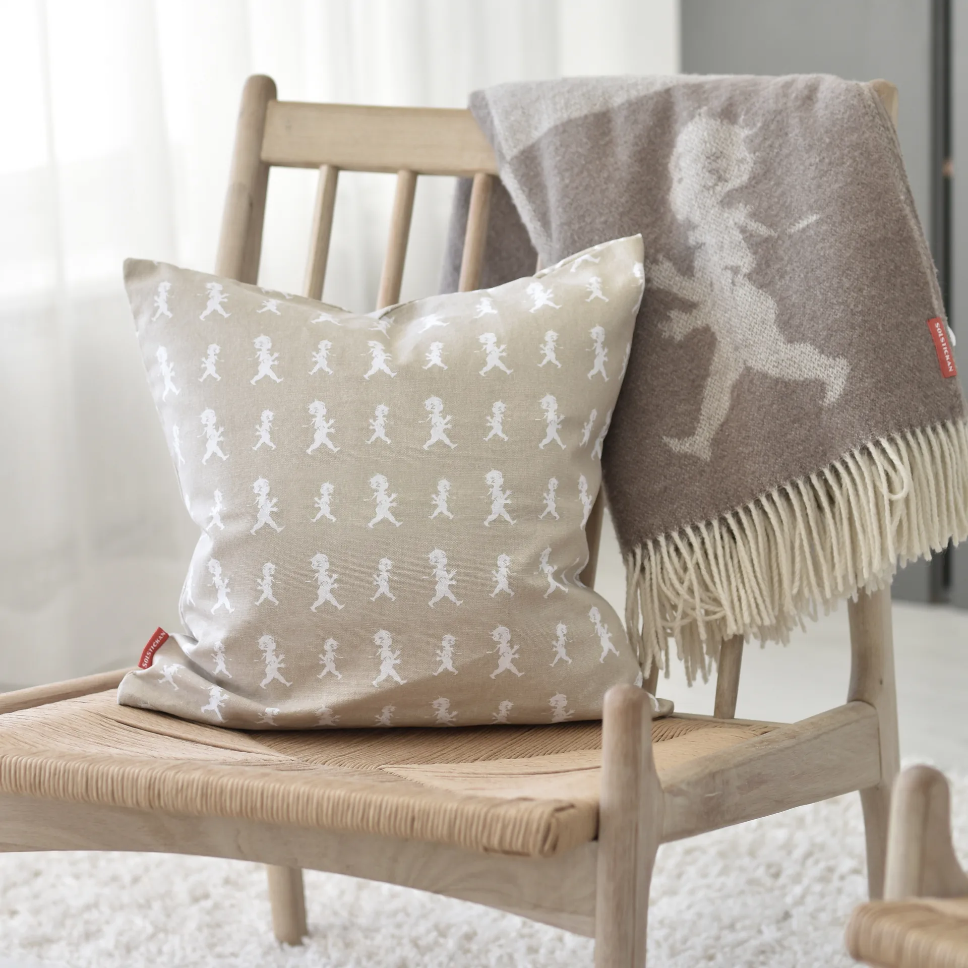 Solstickan kussenhoes 50x50 cm, Zand Solstickan Design