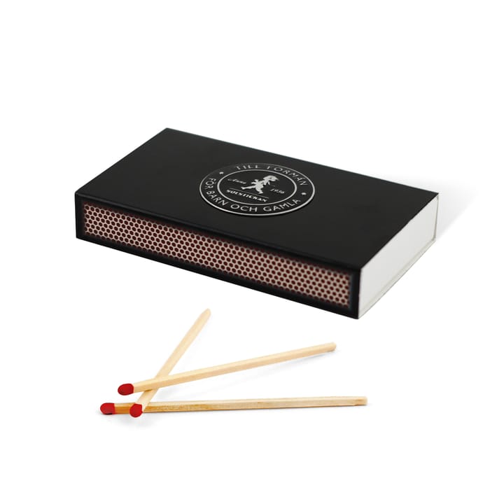Solstickan luciferdoosje 30-pack, Zwart Solstickan Design