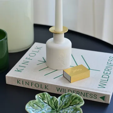 Solstickan luciferdoosjehouder - Messing, klein 3,5x5,6x1,8 cm - Solstickan Design