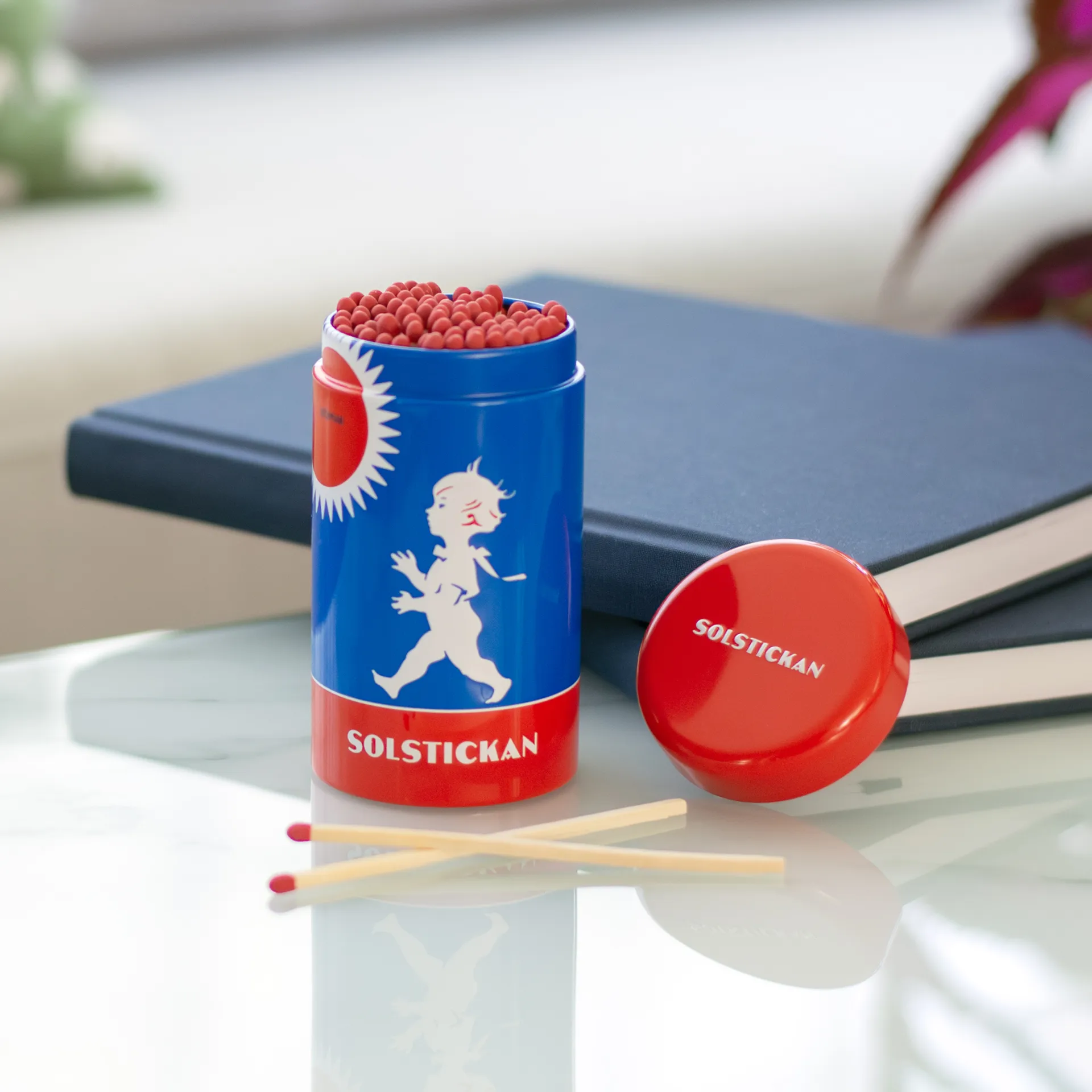 Solstickan lucifers 100-pack, origineel motief Solstickan Design