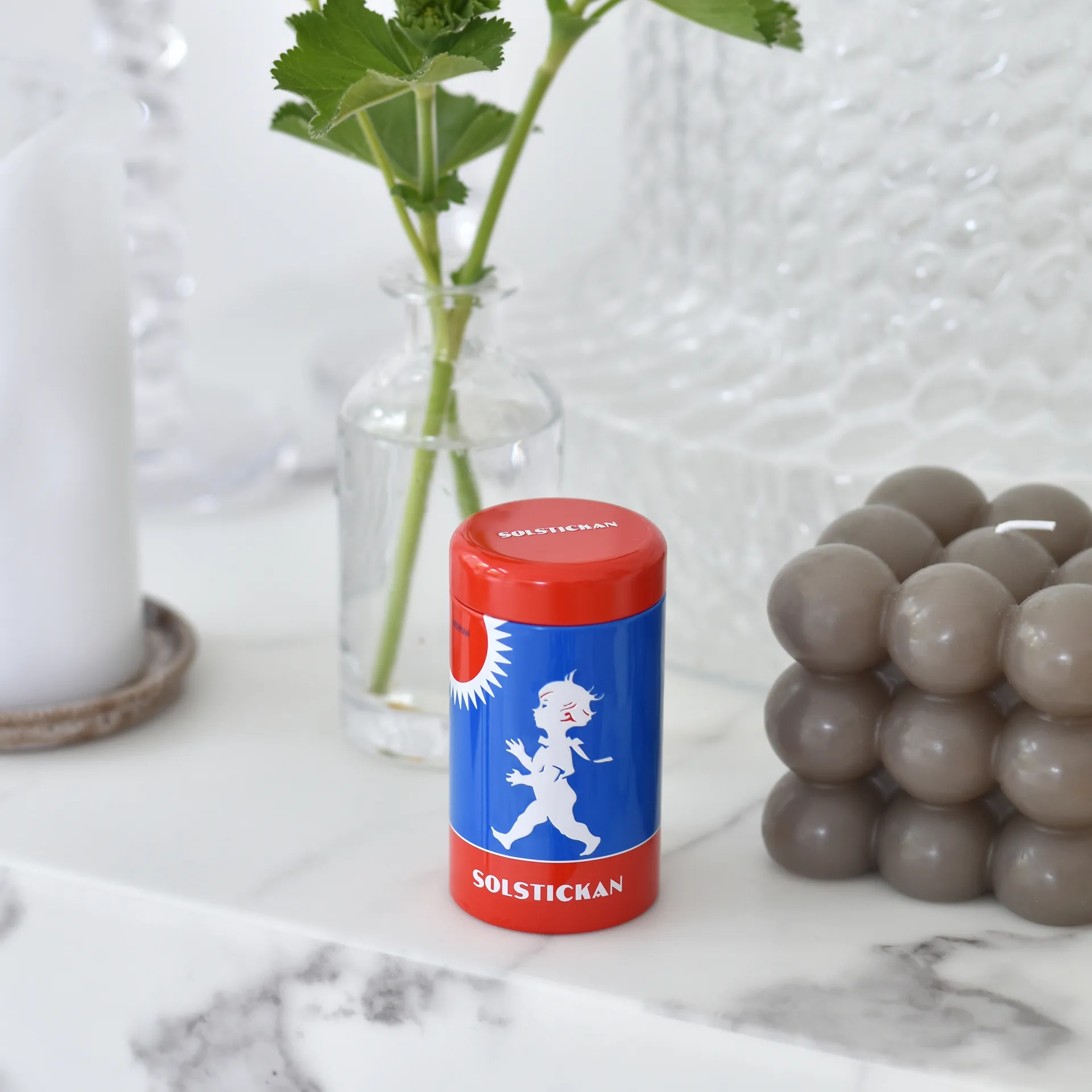 Solstickan lucifers 100-pack, origineel motief Solstickan Design