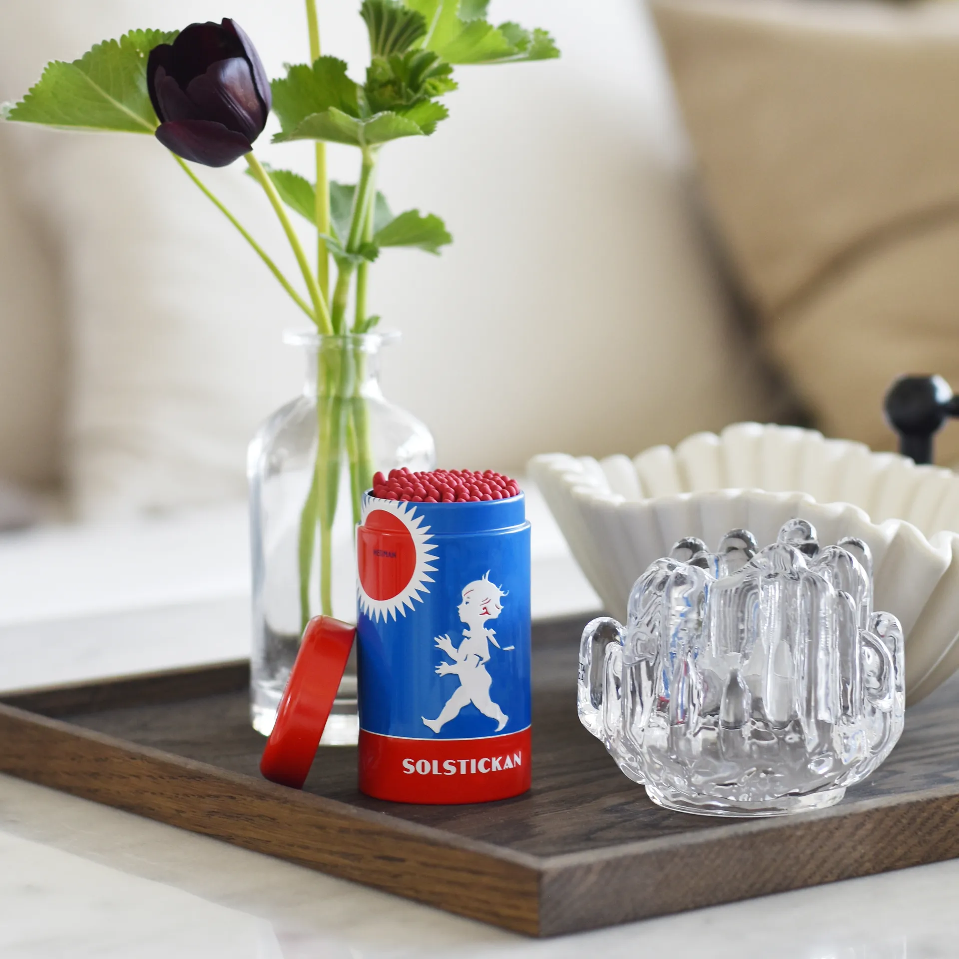 Solstickan lucifers 100-pack, origineel motief Solstickan Design