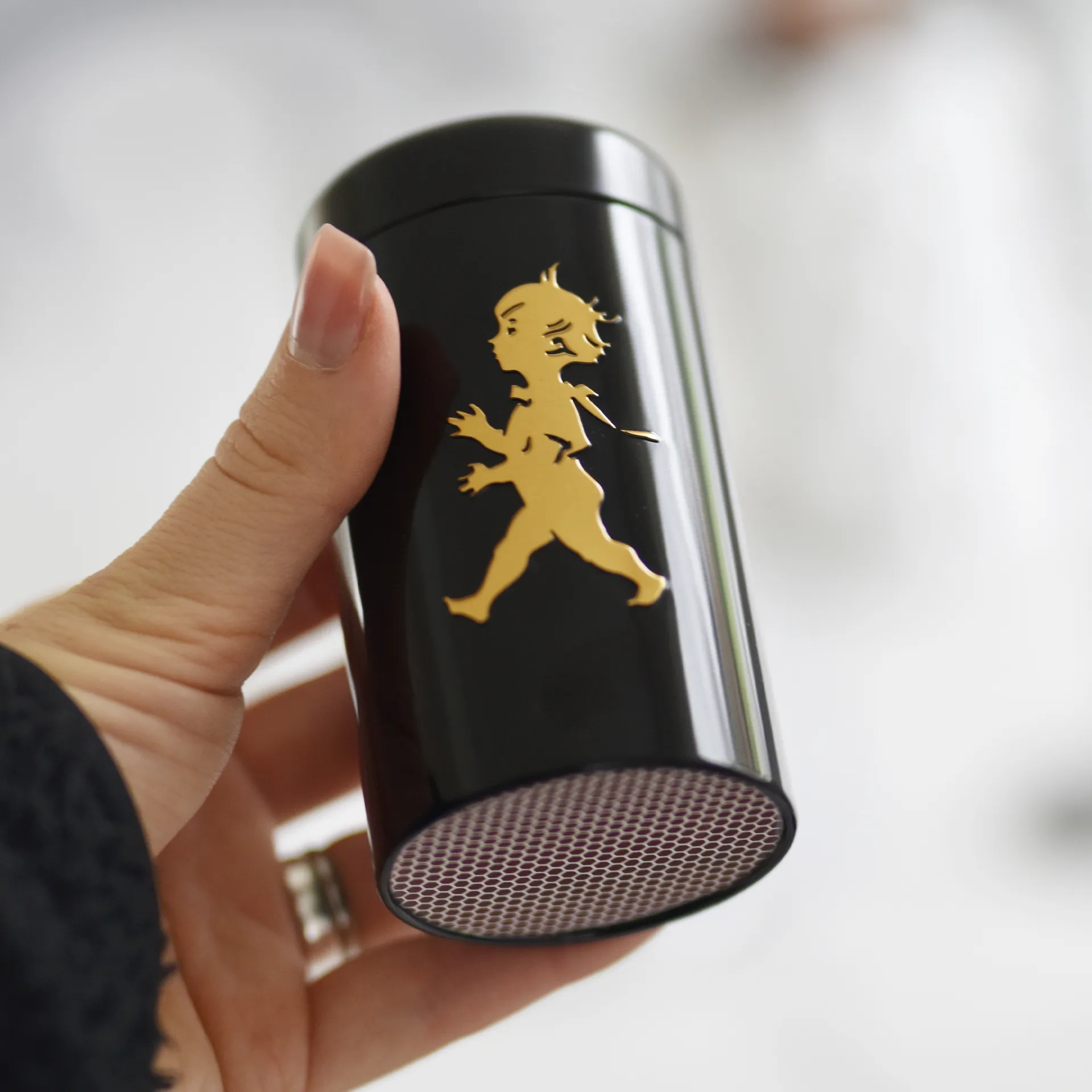 Solstickan lucifers 100-pack, Zwart-goud Solstickan Design