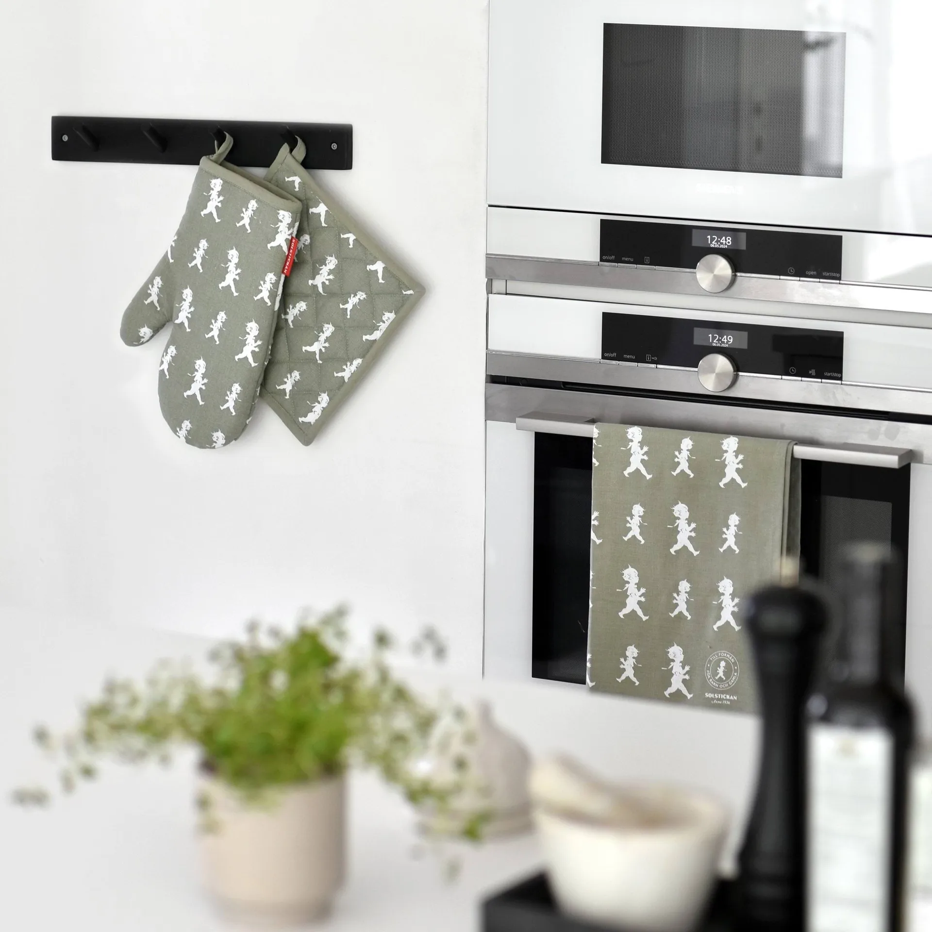 Solstickan ovenwant 22x30 cm, Groen Solstickan Design