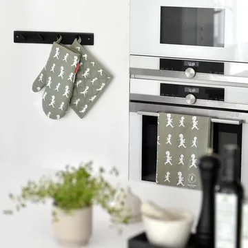 Solstickan ovenwant 22x30 cm - Groen - Solstickan Design