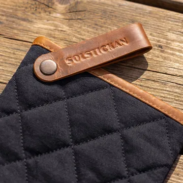Solstickan ovenwant canvas - Zwart - Solstickan Design