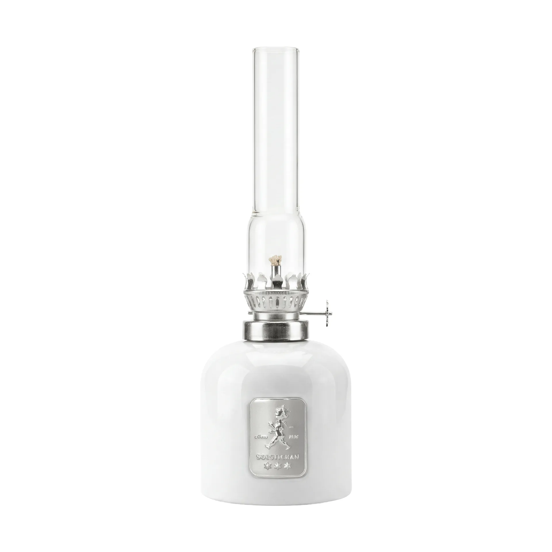 Solstickan paraffine-lamp, Wit, Ø8x24 cm Solstickan Design