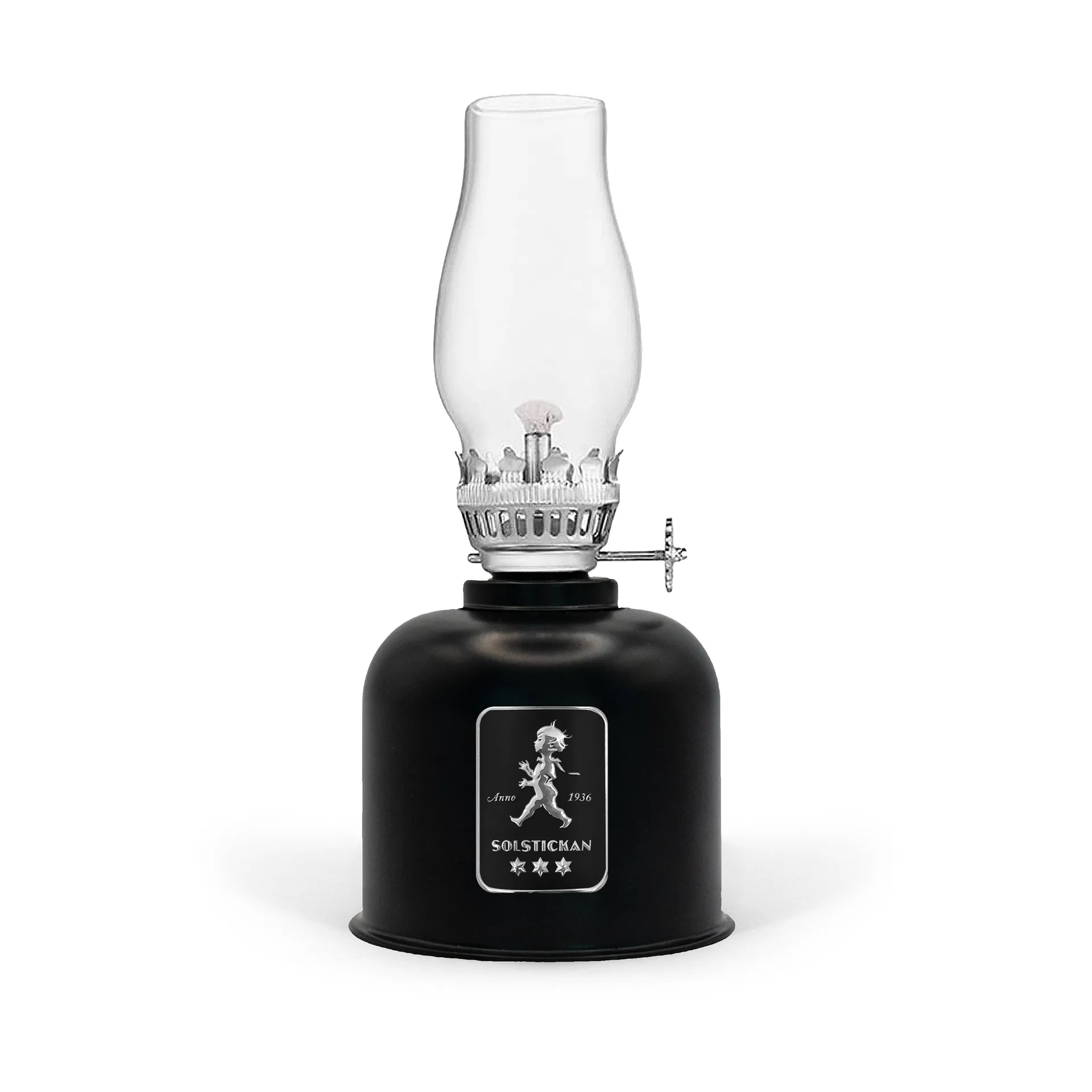 Solstickan paraffine-lamp, Zwart Solstickan Design