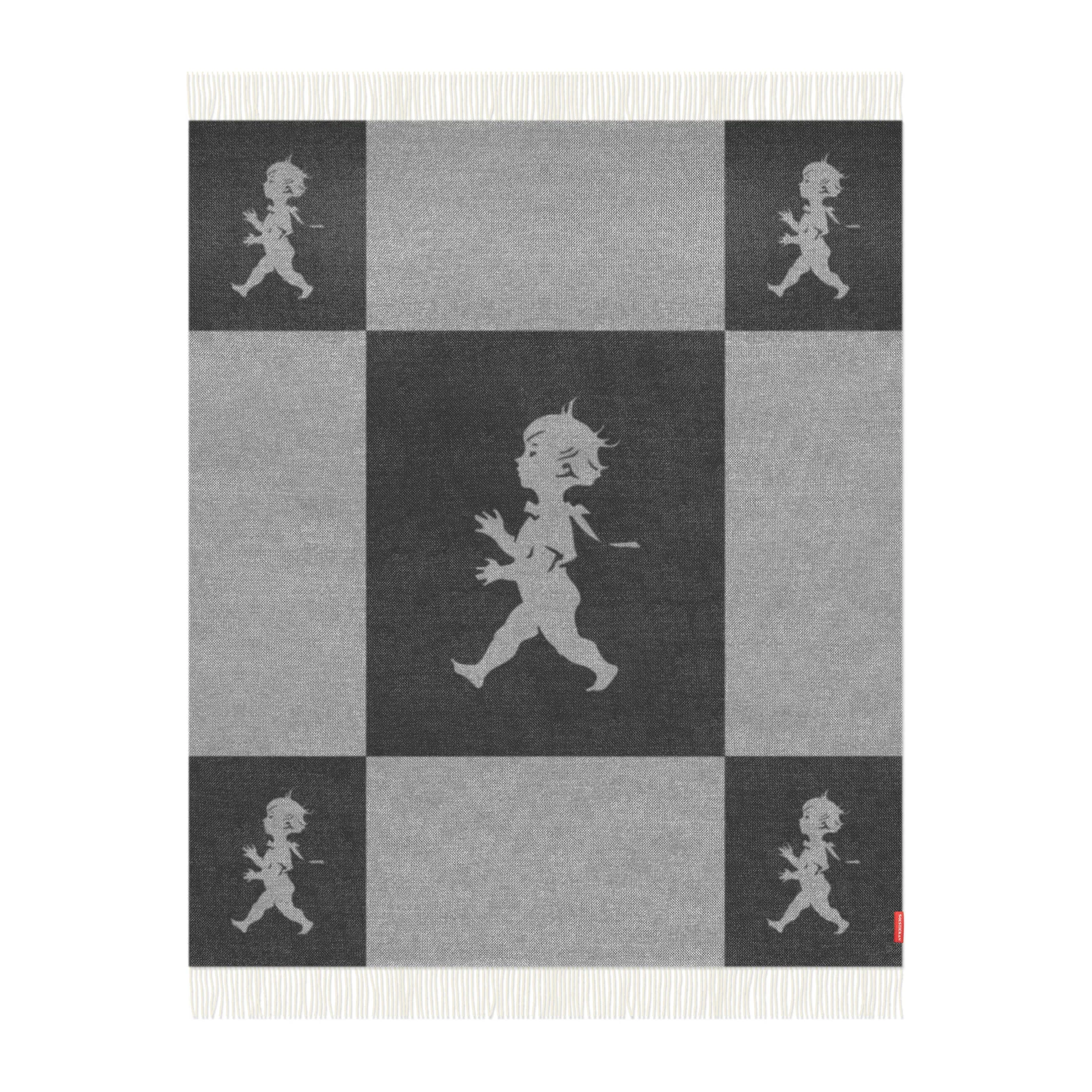 Solstickan plaid merinowol 130x170 cm, Antracietgrijs Solstickan Design