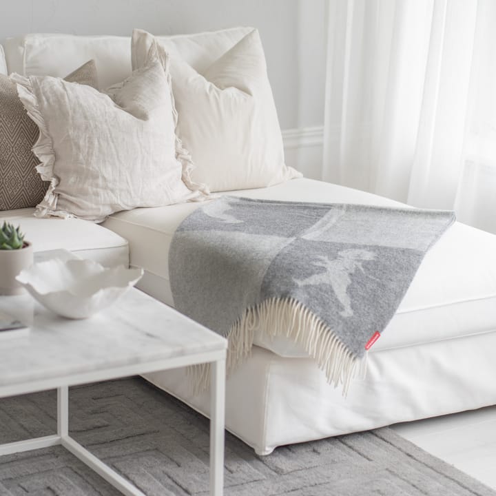 Solstickan plaid merinowol 130x170 cm, Lichtgrijs Solstickan Design