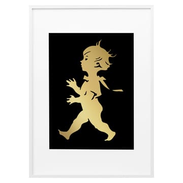 Solstickan poster 50x70 cm - Goud-zwart - Solstickan Design