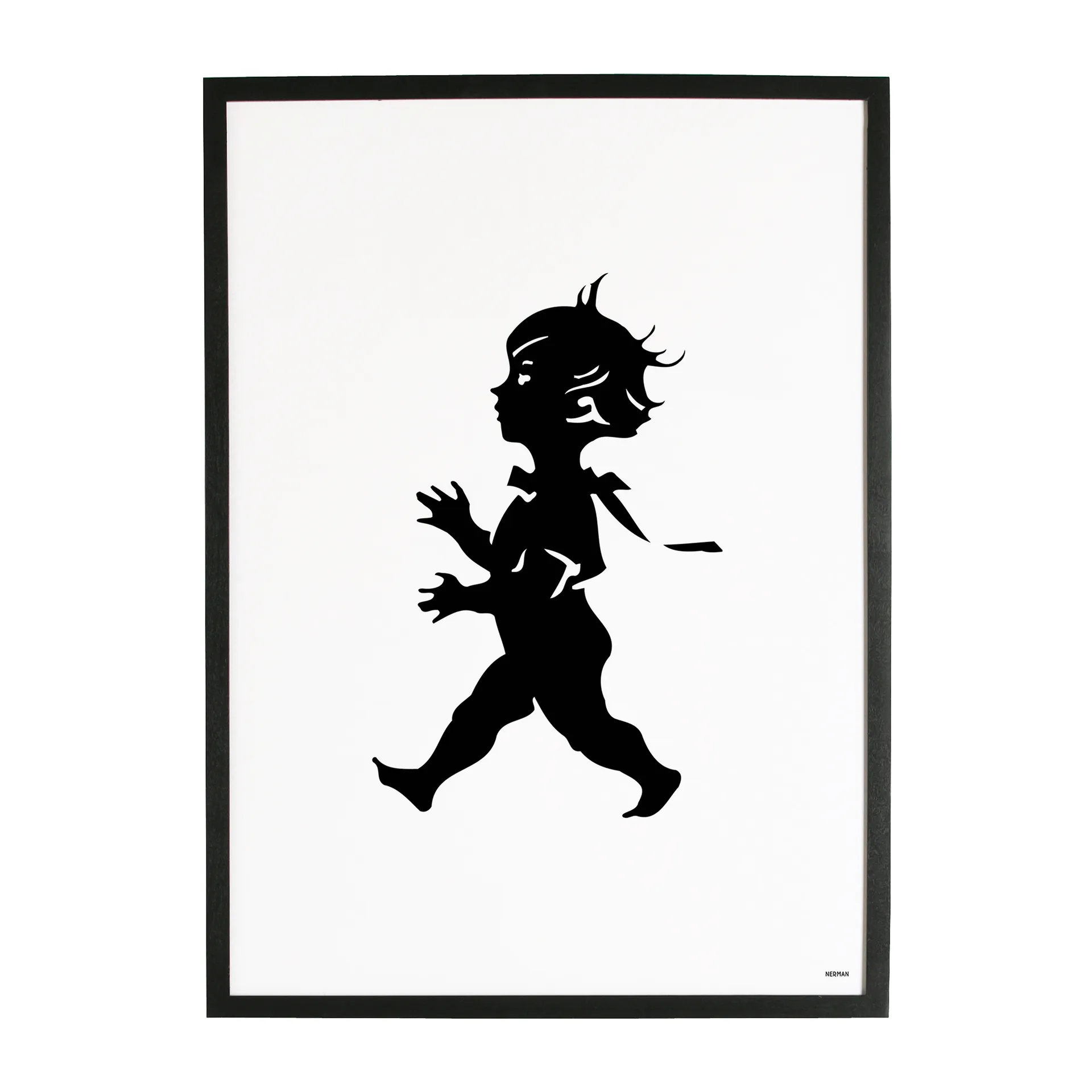 Solstickan poster 50x70 cm, Wit Solstickan Design