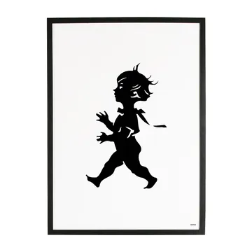 Solstickan poster 50x70 cm - Wit - Solstickan Design