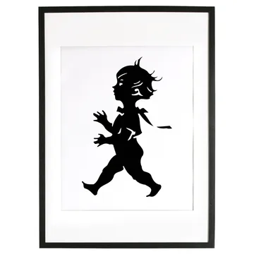 Solstickan poster 50x70 cm - Wit - Solstickan Design