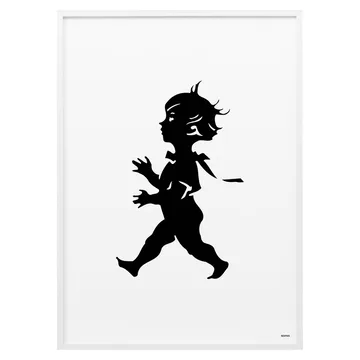 Solstickan poster 50x70 cm - Wit - Solstickan Design