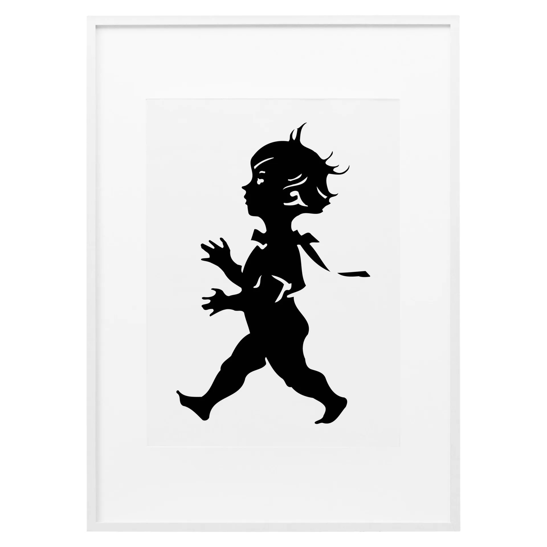 Solstickan poster 50x70 cm, Wit Solstickan Design