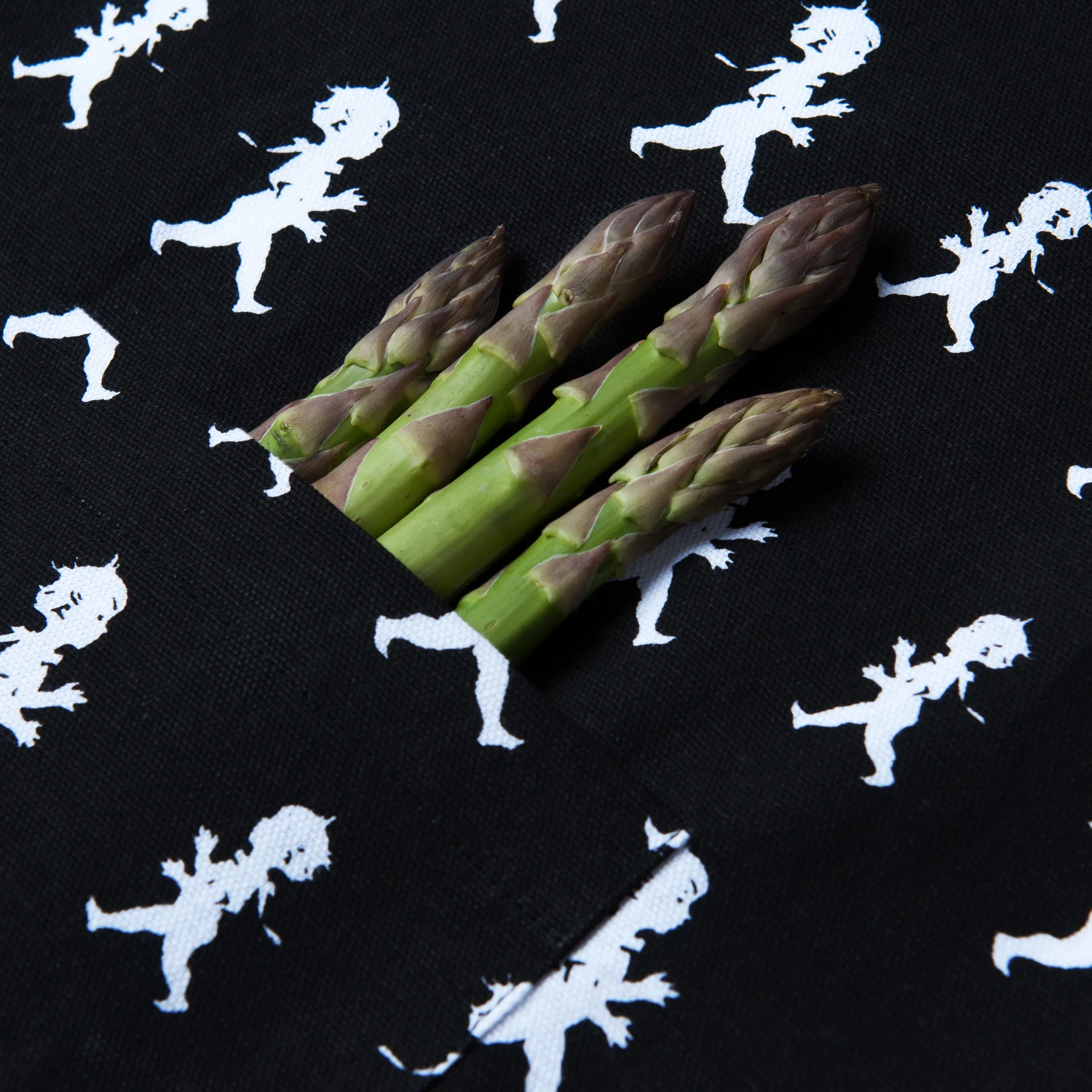 Solstickan schort volwassenen, Zwart Solstickan Design