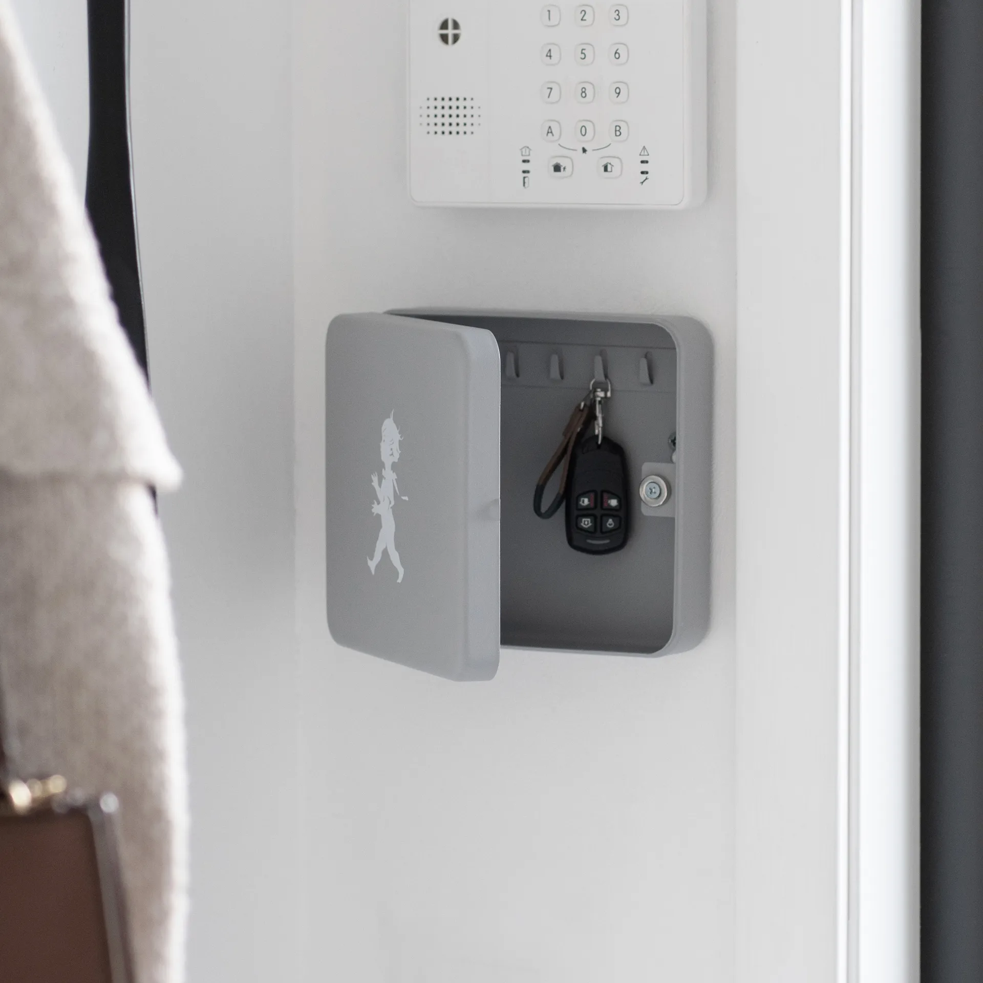 Solstickan sleutelkastje 16x17 cm, Grijs Solstickan Design