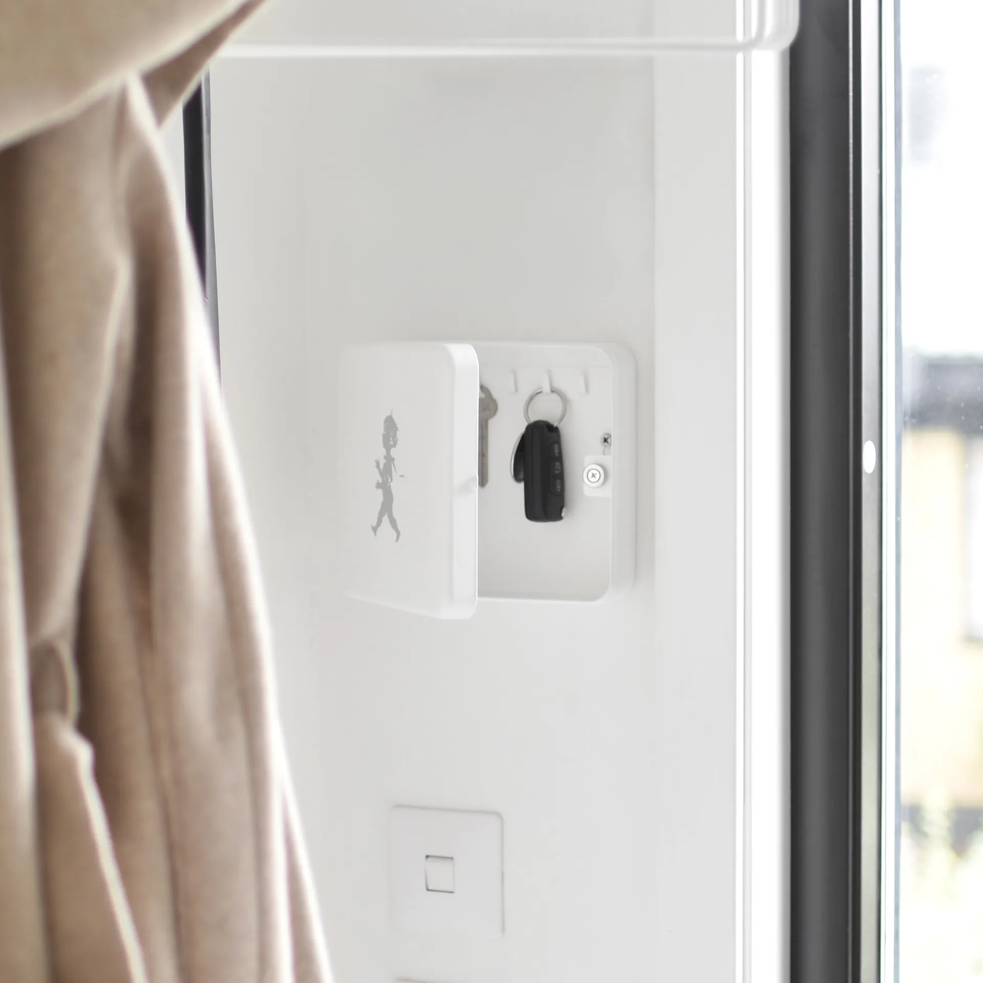 Solstickan sleutelkastje 16x17 cm, Wit Solstickan Design