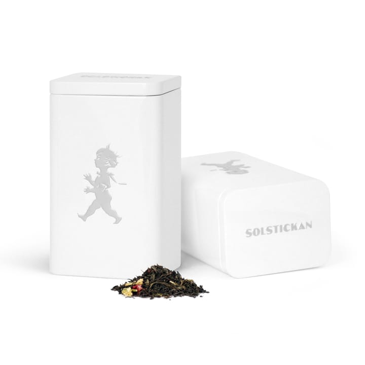 Solstickan theeblik 15,2 cm, Hoogglanzend wit Solstickan Design