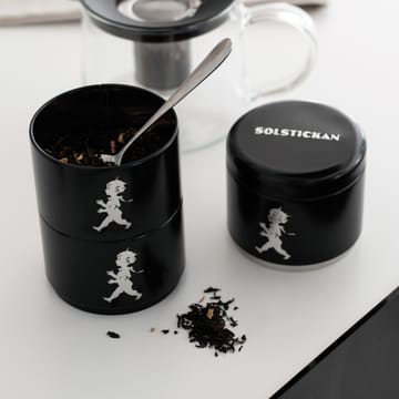 Solstickan voorraadpot driedelig Ø8,5 cm - Zwart - Solstickan Design