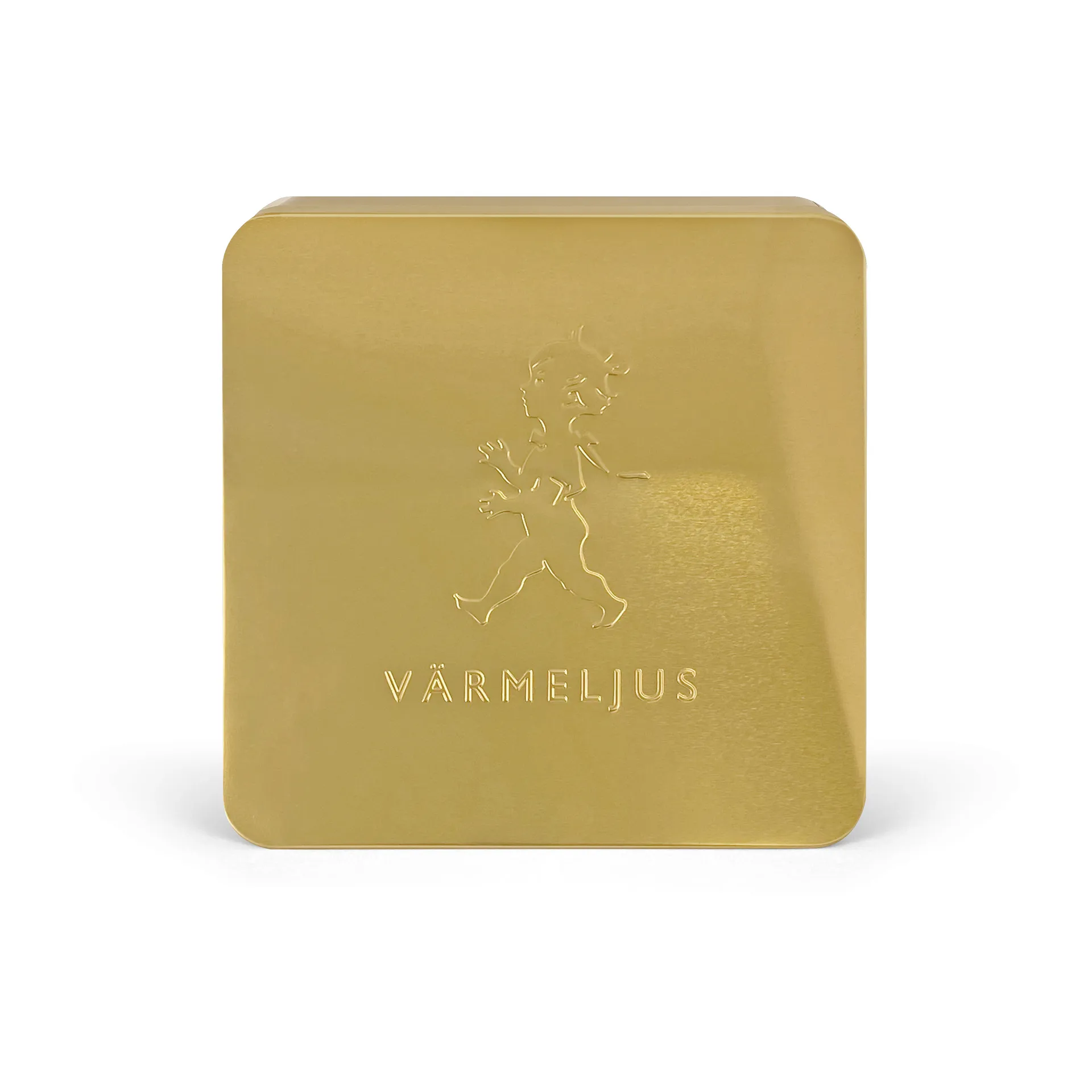 Solstickan waxinelichthouder 21x21 cm, Goud Solstickan Design