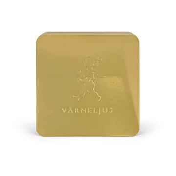 Solstickan waxinelichthouder 21x21 cm - Goud - Solstickan Design
