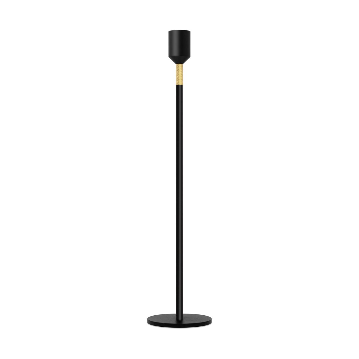 Solstickan Design Three Stars kandelaar L 34 cm Zwart