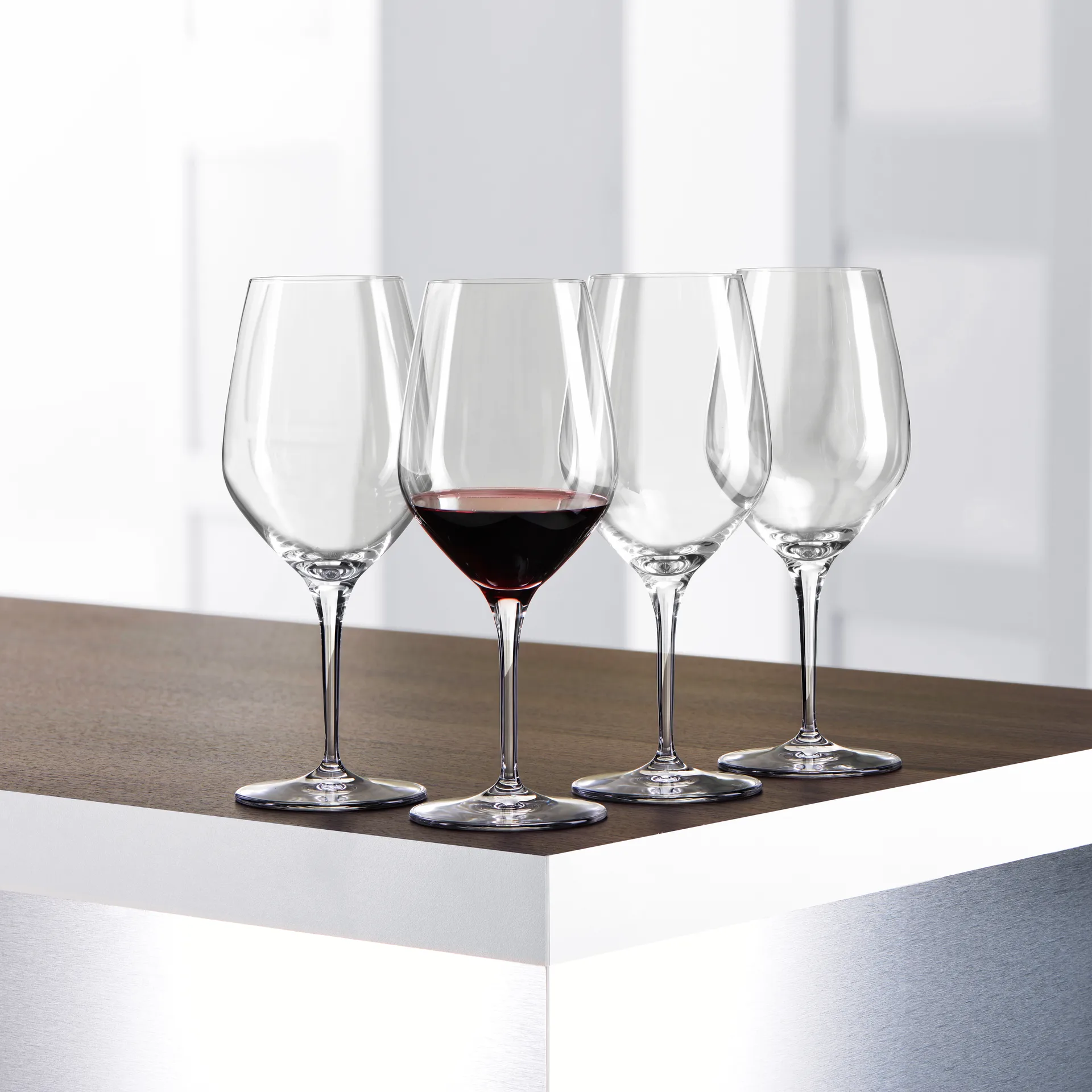 Authentis Bordeaux glas 65 cl, 4 stuks, transparant Spiegelau