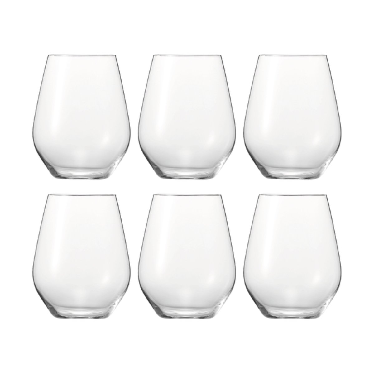 Spiegelau Authentis Casual rodewijnglas 46 cl 6-pack Helder