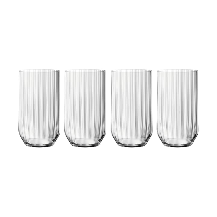 Linear long drink glas 44,5 cl 4-pack - Helder - Spiegelau