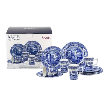 Blue Italian 12-delige set - 12-delig - Spode