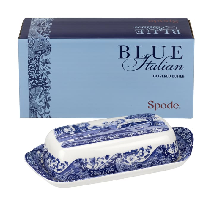Blue Italian botervloot, 20 x 10 cm Spode