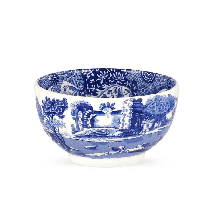 Blue Italian dipschaaltje, 11 cm Spode